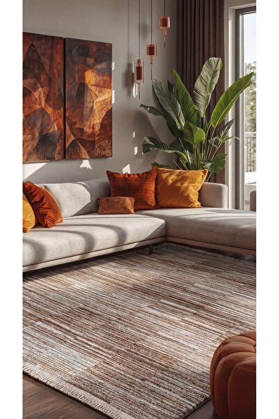 Saray Halı Crystal CR06B Modern Dokuma Pamuk Taban Halı