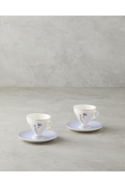 English Home Valentina New Bone China 4 Parça 2 Kişilik Kahve Fincan Takımı 8...
