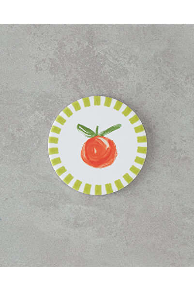 English Home Orange Seramik Bardak Altlığı 11 cm Yeşil
