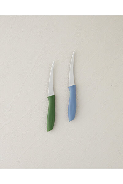 English Home Jessica Çelik 2'li Sebze Bıçak 20,5 cm Mavi-yeşil