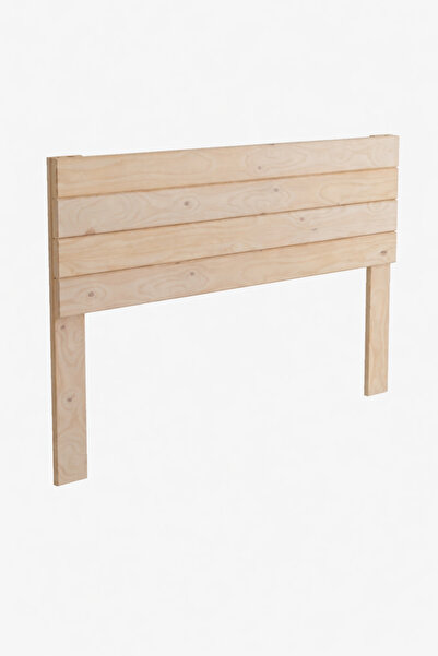 pinoxi 90cm Masif Ahşap Ayaklı Yatak Başlığı Naturel 60 Cm Doğal Ahşap