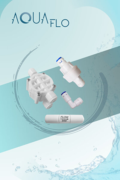 AQUAFLO Su Arıtma Cihazı Yenileme Kiti ve Basınç Düşürücü