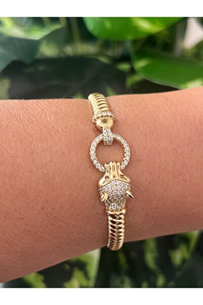 tones official Tarnish-Free-High Quality Tiger/Tiger Handcuff Bracelet-Bangle