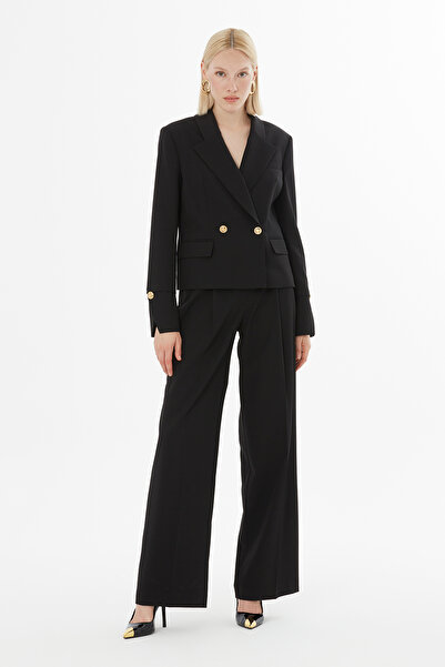 GİZİA Kruvaze Kapamalı Ceket Ve Pantolonlu Takım