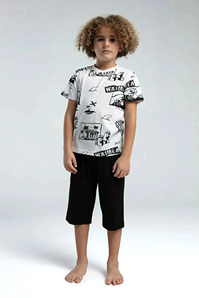 Rolypoly ERKEK ÇOCUK KAPRİ TAKIM - Beyaz