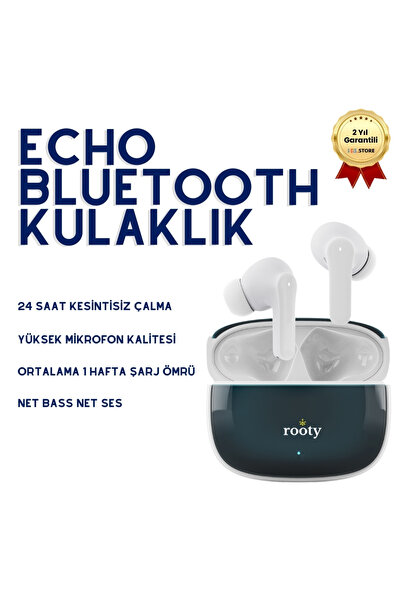 HZL ECHO Kulak içi Surround IPX7 Extra Bass Üstün Mikrofonlu TWS Apple / Andr...