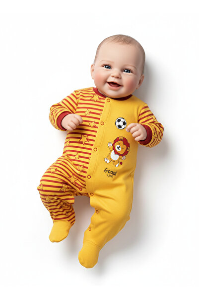 Babix Sarı Kırmızı Tulum