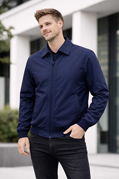 Ünal Giyim معطف الأب الموسمي ذو الحجم الكبير الطبيعي، أكمام وياقة وأحزمة مطاط...