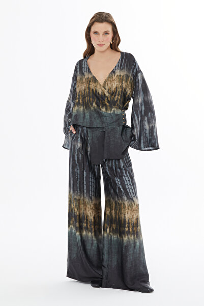 GİZİA Yakası İşleme Detaylı Uzun Tunik