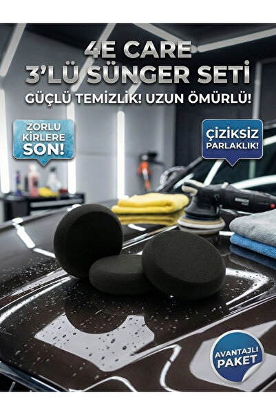 Genel Markalar 3'lü Pasta Cila Süngeri