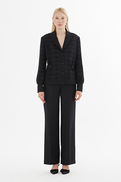 GİZİA Arma Düğmeli Bol Pantolonlu Takım