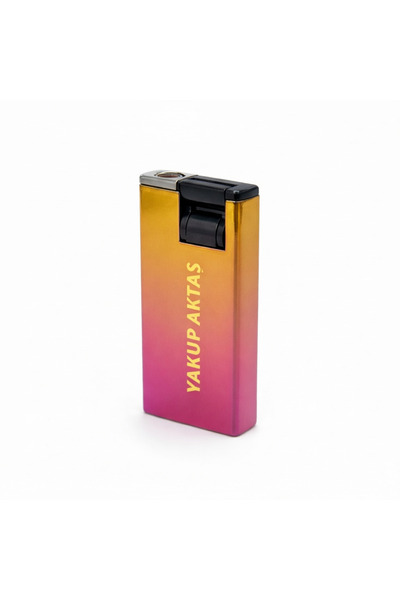 STR GoldFlame Gradient – Kişiye Özel Premium Çakmak