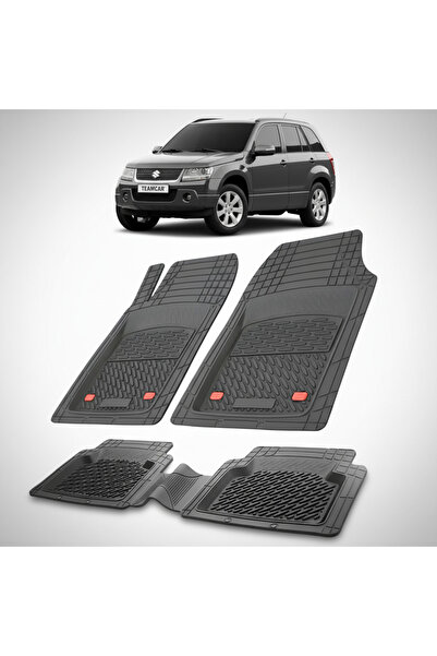 TEAMCAR Covorașe auto compatibile Suzuki Grand Vitara 2 SUV 2005-2015 |   Negru