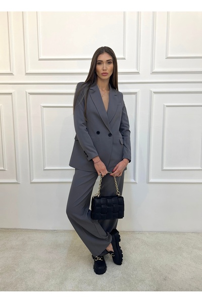 ossons Специално издание на сако Palazzo Pants Костюм