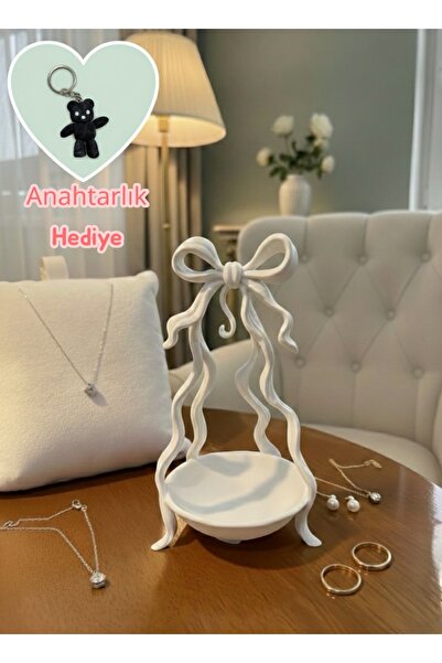hediyesepetinde 🎀 Kurdele Tasarımlı Takı Standı | Zarif Dekor & Takı Düzenle...