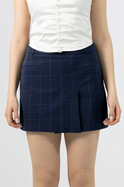 LA PANTE Şort Etek Kadın Şortlu Etek Mini Arkası Etek Görünümlü Yandan Fermua...