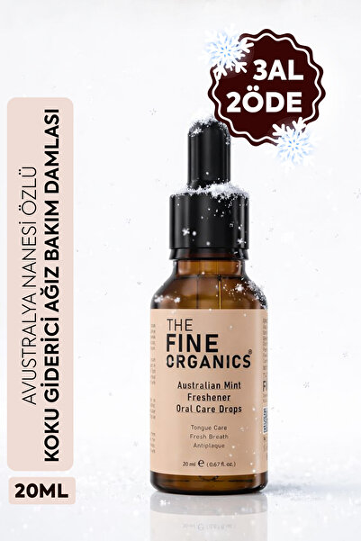THE FINE ORGANICS Avustralya Nanesi Özlü Koku Önleyici Ağız Bakım Damlası, 20ml