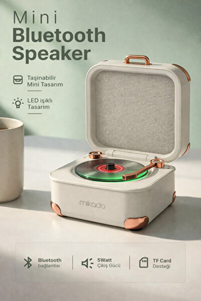 Teknoland Park Bluetooth Hoparlör Retro Nostalgia Tasarım Taşınabilir Müzik K...