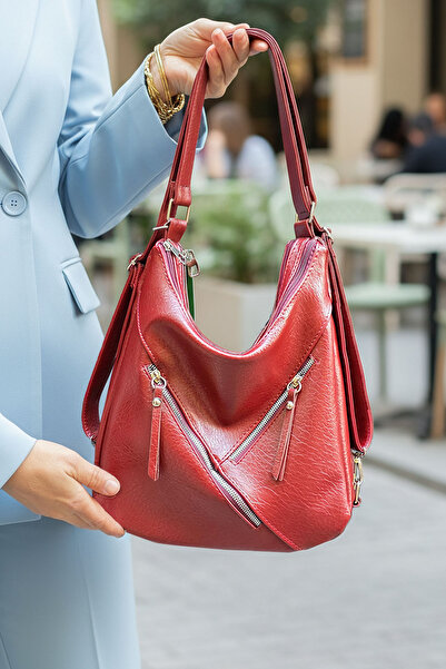 çantamgelsin Women's Backpack and Shoulder Bag with 2 Large Main Compartments...