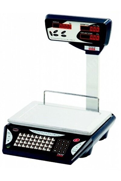 Tess Mt-30 Kg X 5 / 10 Gr Fiyat Hesaplamalı Boyunlu Terazi