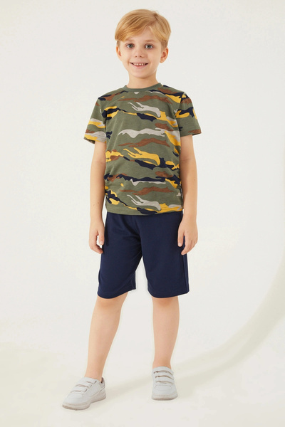 Rolypoly Costum Bermuda kaki pentru băiat