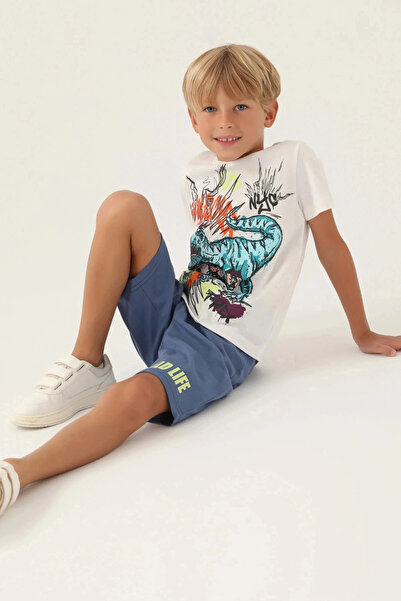 Rolypoly Men's child bermude set - cream