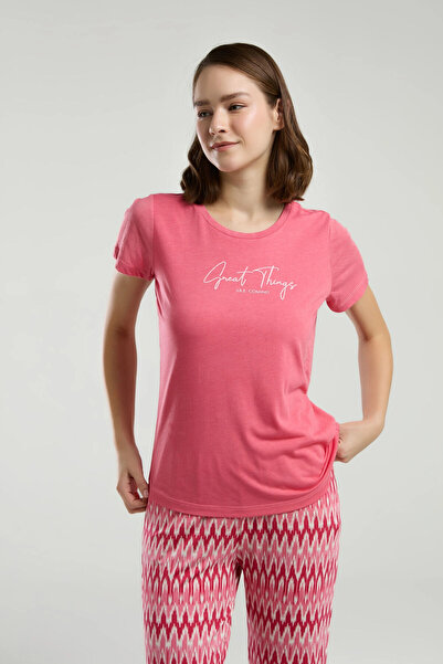 Arnetta Γυναικείο Σετ Πιτζάμες Ροζ