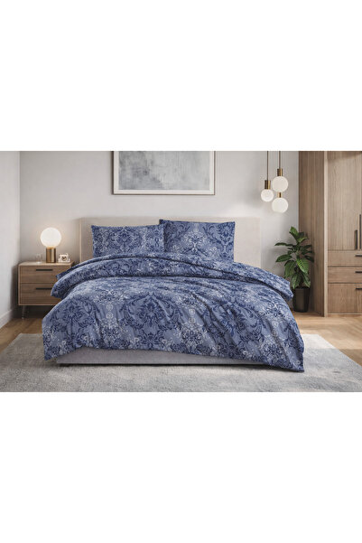 Bella Home طقم غطاء لحاف رانفورس مزدوج مقاس 200x220 سم - ألوان جديدة