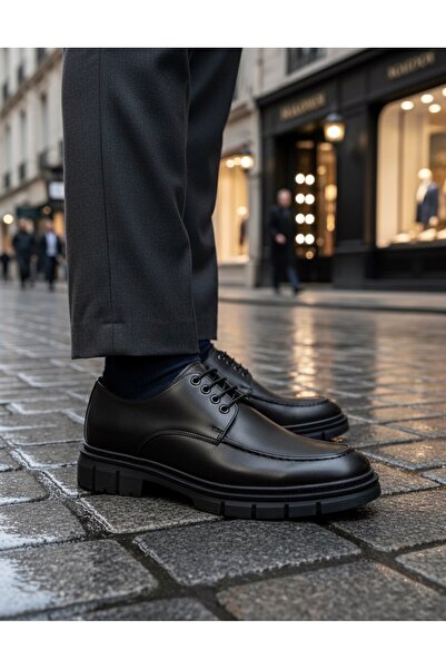 BOA BA0237 Bağcıklı Klasik Yüksek Taban Casual Erkek Ayakkabı