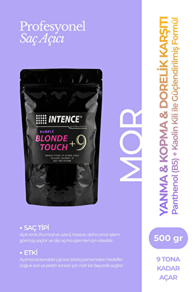 INTENCE Professional Blonde Touch +9 Saç Açıcı Toz (MOR)