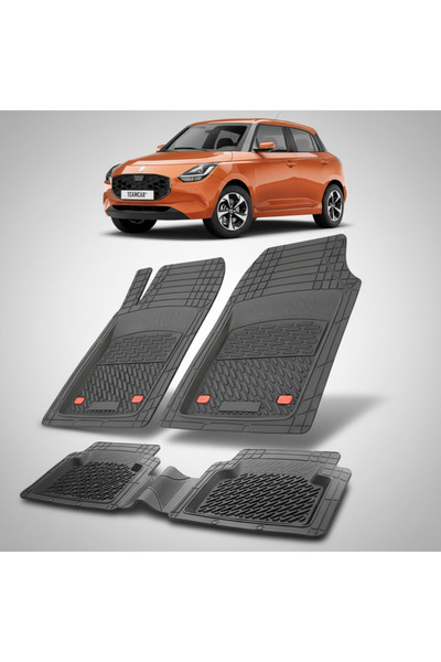 TEAMCAR Covorașe compatibile Suzuki Swift 4 Hatchback 2010-2017 |   Negru