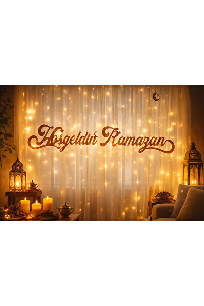 Hoş Geldin Ramazan El Yazısı Gold