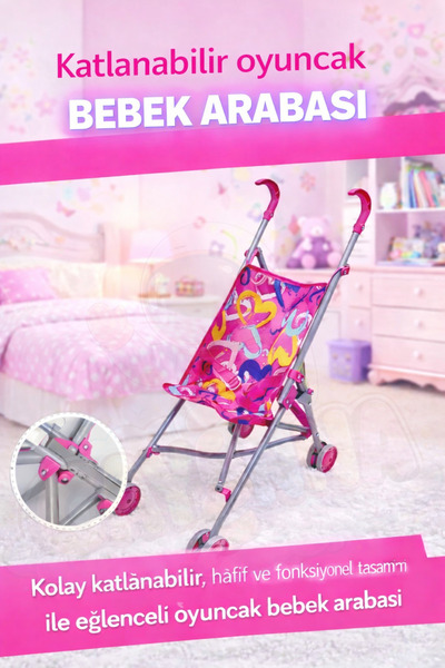 cayenna Vardem Katlanır Beşikli Bebek Arabası (Puset)