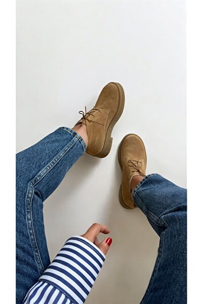 Saracshoes Gerçek Süet Velvet Basic Kadın Bot