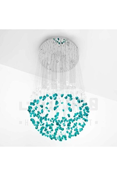 homelight ثريا احجار فيروزي و شفاف