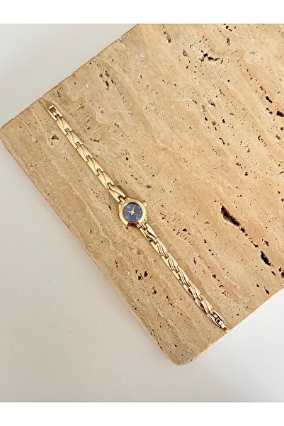 Savior Collection Norel Gold Navy Blue Watch