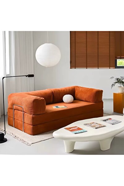 puffiber Dönüştürülebilir Yataklı Çekyat,Katlanabilir Yataklı Kanepe,Oturma O...