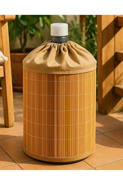 Efuliz Home Husă pentru dozator de apă cu aspect de răchită de iută, elegantă...