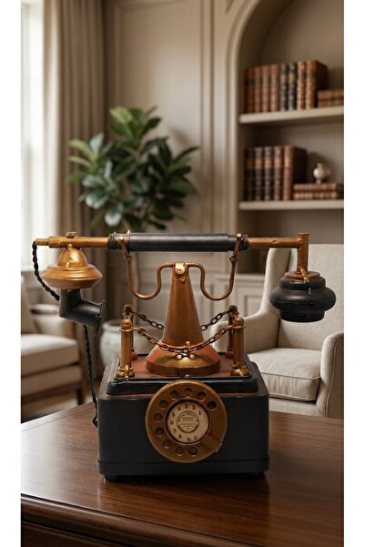 Pat Aksesuar Ev & Ofis Dekorasyonu Eskitme Telefon Kumbara | Retro Vintage | ...