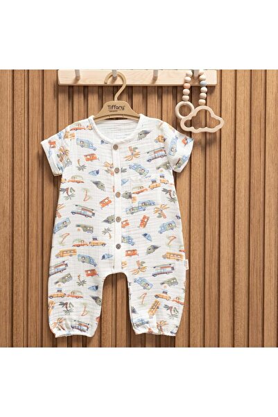 Tiffany Caravan Muslin Jumpsuit Ecru