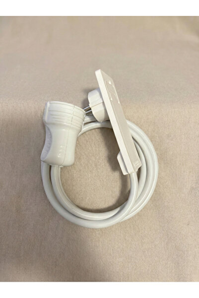 VİKO Tekli Uzatma Kablosu (3M) Ultra Ince Fiş Dar Alanlarda Maksimum Yer Tasa...