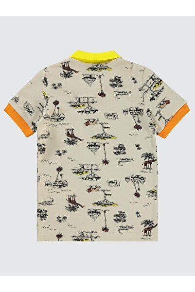 Civil Boys Αγορικό μπλουζάκι 2-5 ετών πέτρινο χρώμα