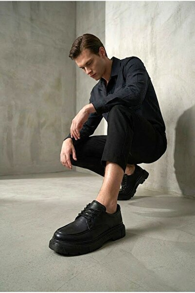 Zerenyus Pantofi clasici pentru bărbați ZRK-X6 Premium Black Casual