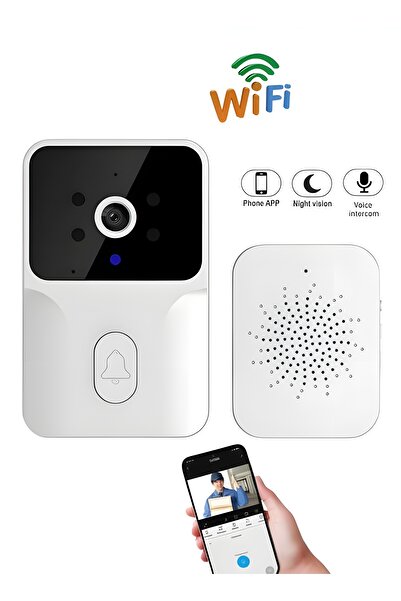 CHAPPELINE Smart wireless Wi-Fi doorbell with video and phone, indoor doorbel...