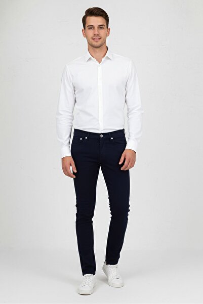 Gant Men Extra Slim Fit Solid Stretchable Jeans, Dark Blue