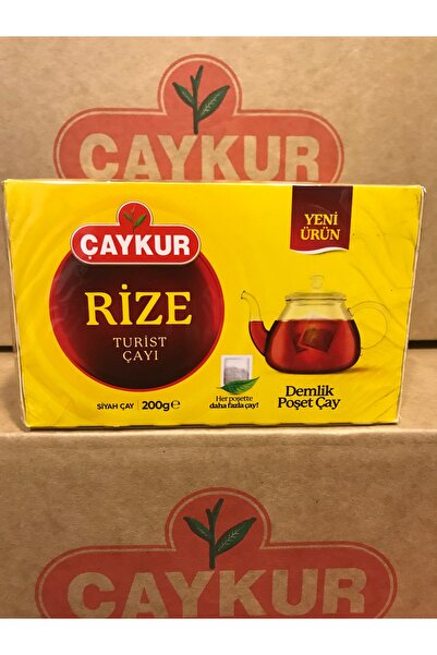 Çaykur Demlik Süzen /Turist Poşet Çay (5 GRX40)200 gr 16'lı Paket