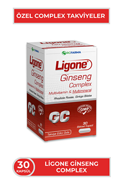 Ligone Ginseng Q10 Zerdeçal Multivitamin Multimineral 30 Kapsül