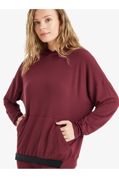 Blackspade Kadın Sweatshirt 51640 - Bordo