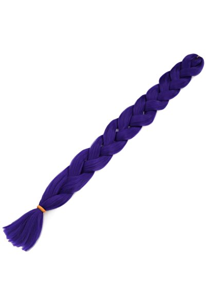 Mina Peruk X-Pression Sentetik Örgülük Saç 100 Gr Afro Afrika Örgüsü Twist Rasta Saçı Mor PURPLE-2