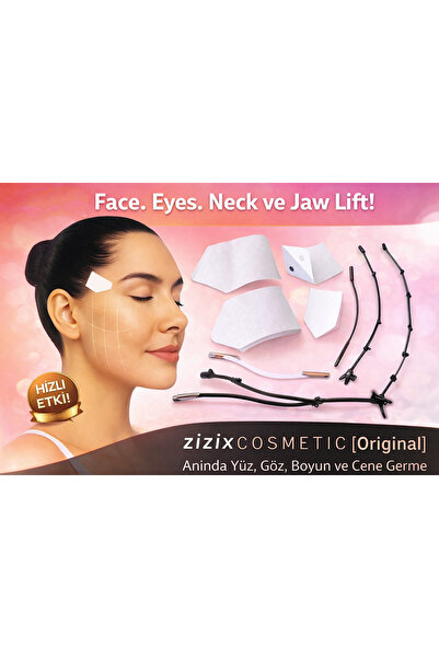 zizix 40 Adet Kırışıklık Karşıtı İpli Görünmez Yüz Kaş ve Boyun Germe Bandı